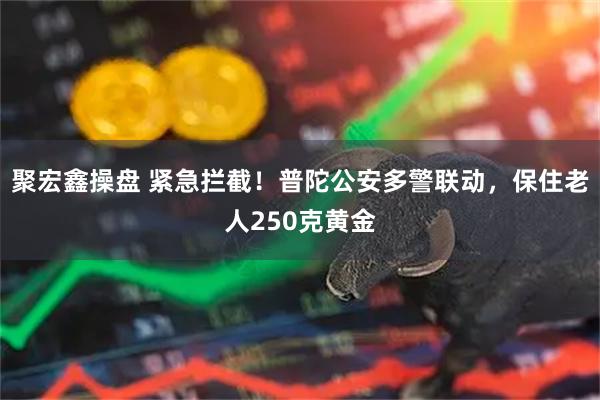 聚宏鑫操盘 紧急拦截！普陀公安多警联动，保住老人250克黄金